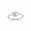 Curved Diamond Ring