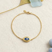 Gold Plated Evil Eye Bracelet