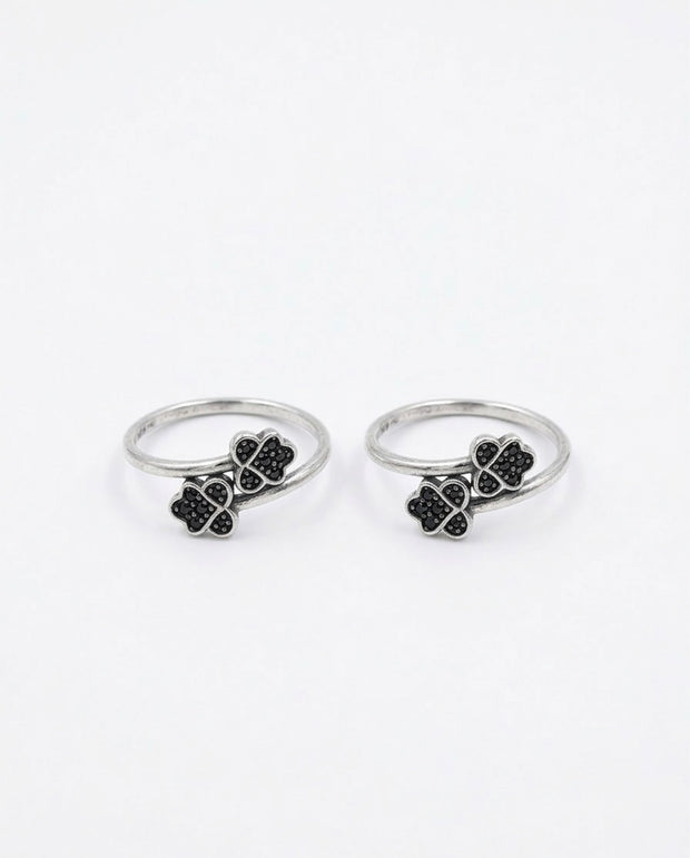 Oxidised Toe Rings