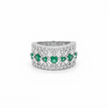 Emerald Wide Ring