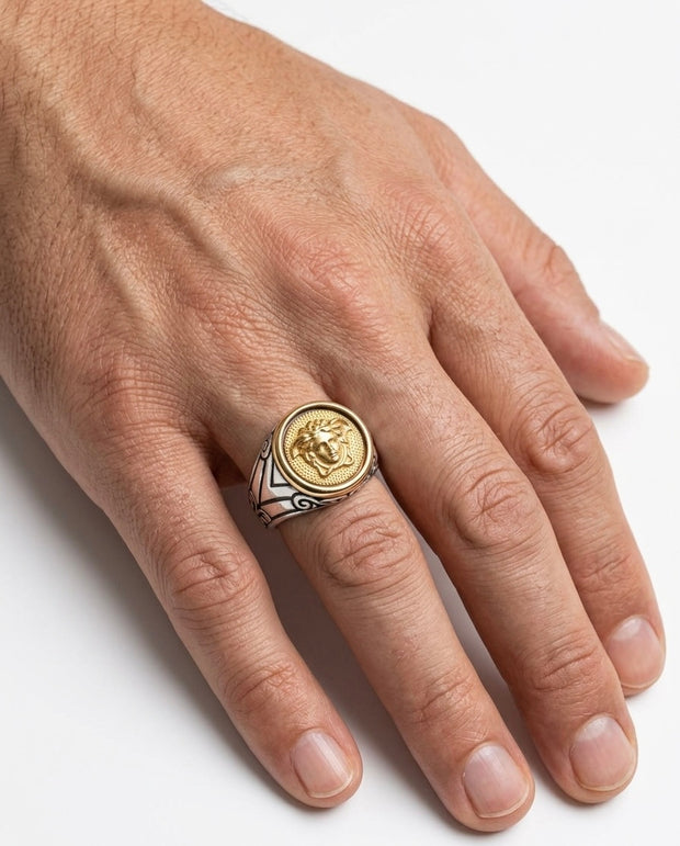 Gold Plated Versace Ring