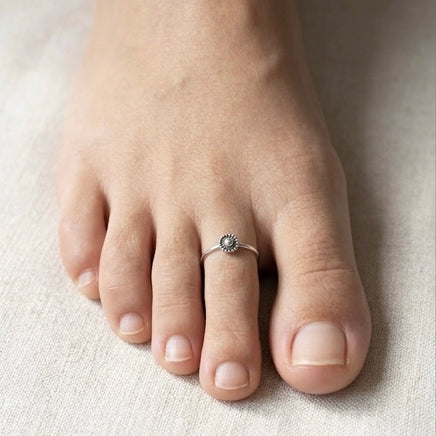 Oxidised Toe Rings
