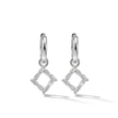 Crystal Square Hoop