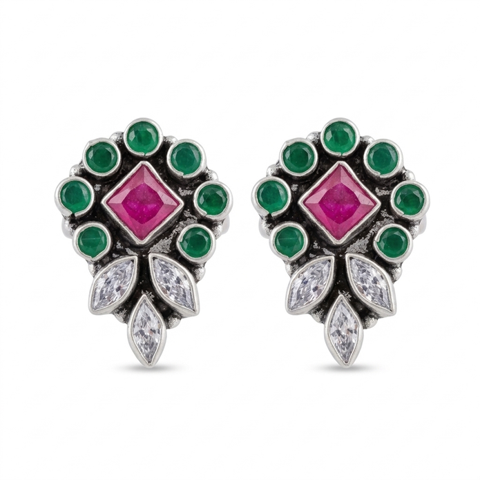 Emerald Halo Ruby
