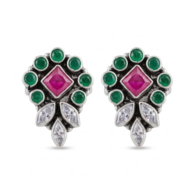 Emerald Halo Ruby
