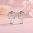 Minimal Geometric Drop Earrings