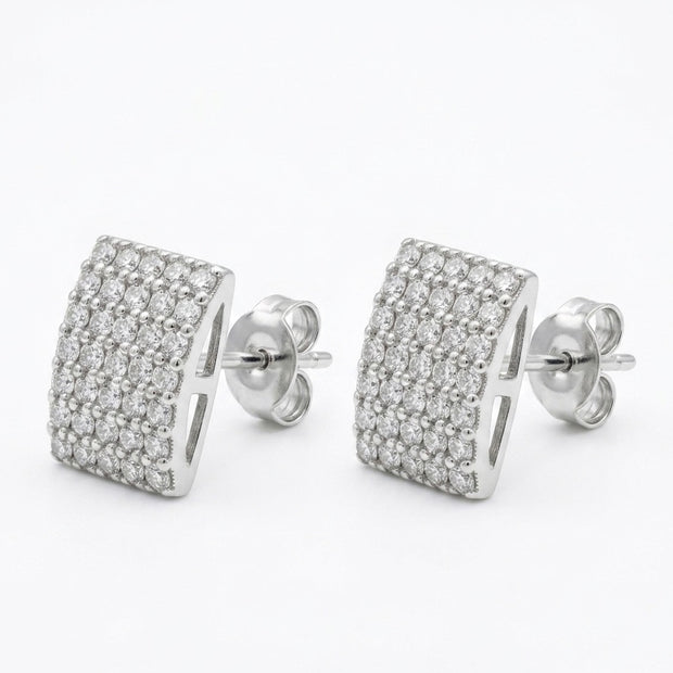 Pave Stud Earrings