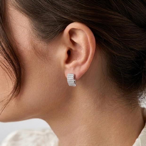 Pave Stud Earrings
