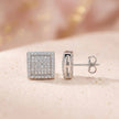 Pave Stud Earrings