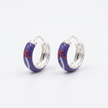 Lavender Bloom Hoops