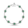 Emerald Link Anklet