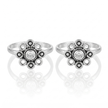 Crystal Bloom Toe Ring