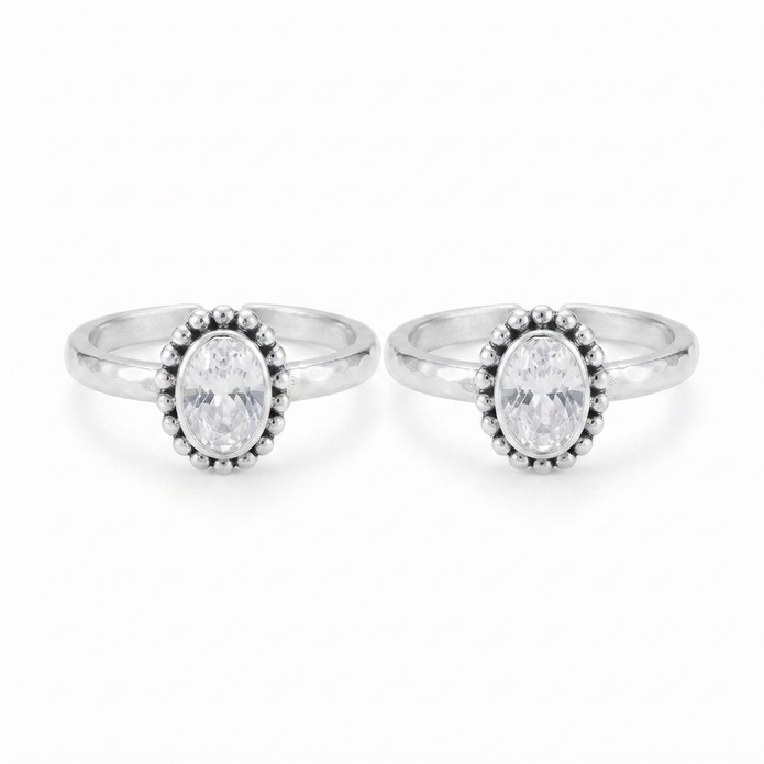 Moonlight Spark Toe Ring