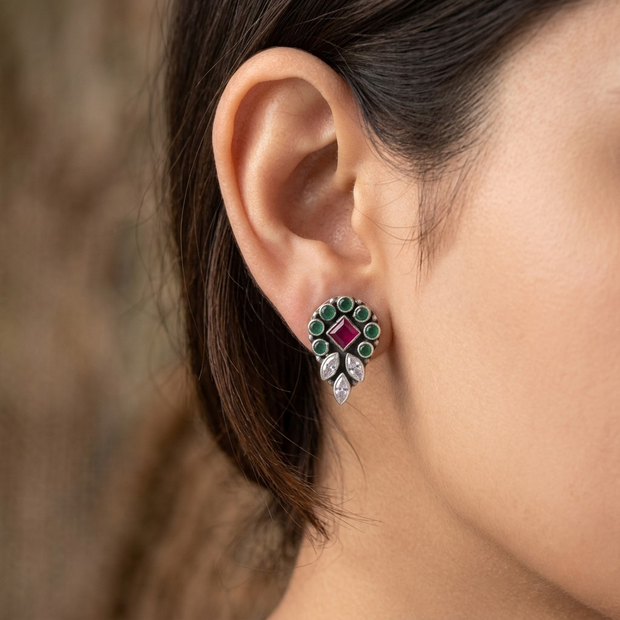 Emerald Halo Ruby