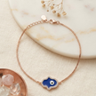 Rose Gold Evil Eye Bracelet