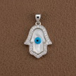 Hamsa Evil Eye Pendant